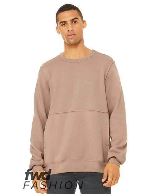 FWD Fashion Raw Seam Crewneck Sweatshirt - Image 2