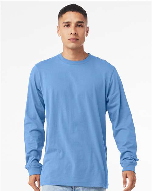Heather CVC Long Sleeve Tee - Image 8