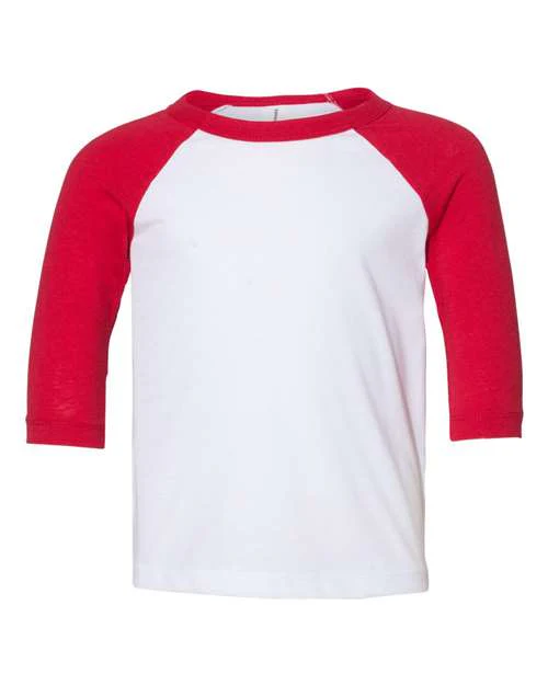 Toddler Three-Quarter Sleeve Baseball Tee - Image 6