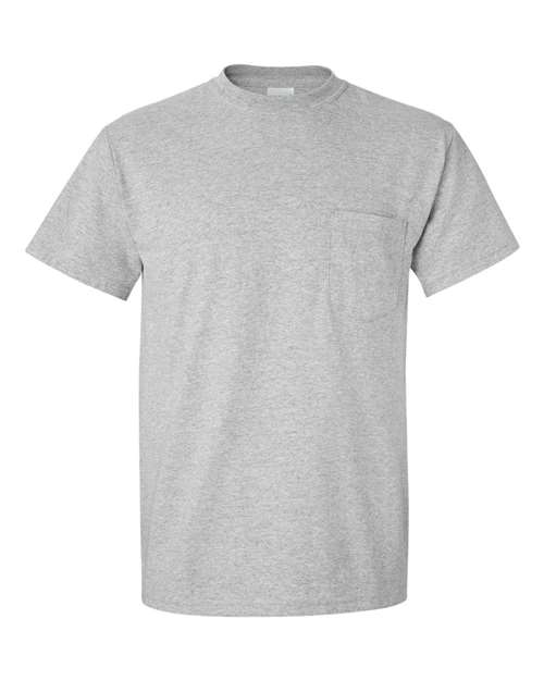 Unisex DryBlend® Pocket T-Shirt - Image 11