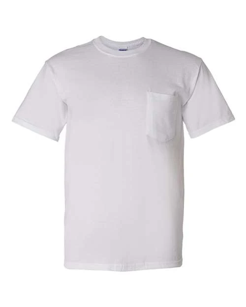 Unisex DryBlend® Pocket T-Shirt - Image 12