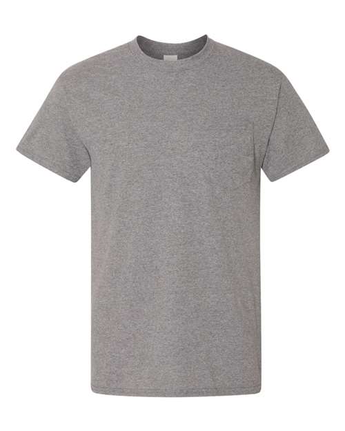 Unisex DryBlend® Pocket T-Shirt - Image 5