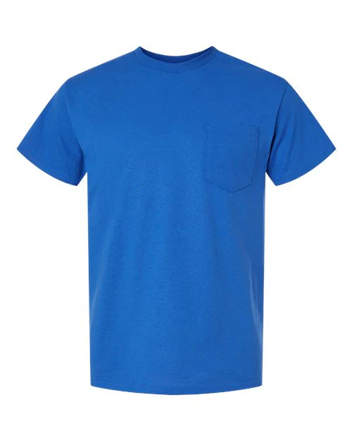Unisex DryBlend® Pocket T-Shirt - Image 8