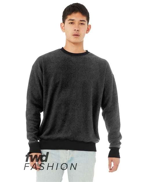 Unisex FWD Fashion Sueded Drop Shoulder Crewneck Sweatshirt - Image 2