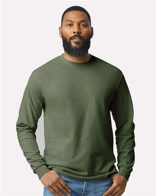 Unisex Heavy Cotton™ Long Sleeve T-Shirt - Image 17