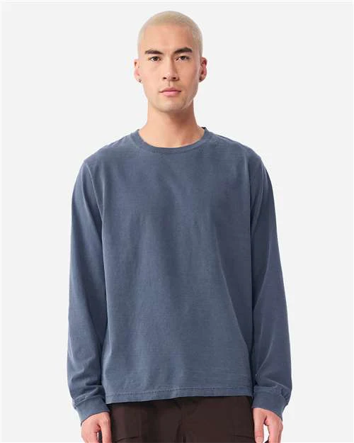 Unisex Heavyweight Garment-Dyed Long Sleeve Tee - Image 11
