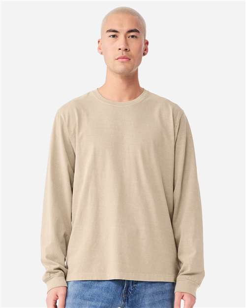 Unisex Heavyweight Garment-Dyed Long Sleeve Tee - Image 3