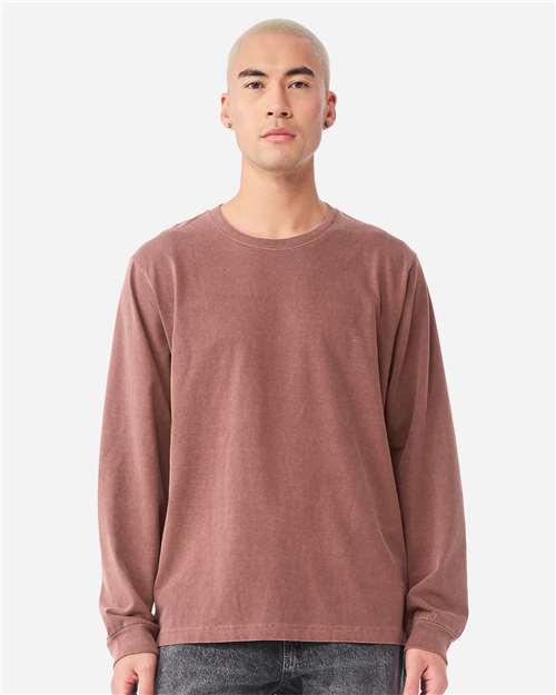 Unisex Heavyweight Garment-Dyed Long Sleeve Tee - Image 8