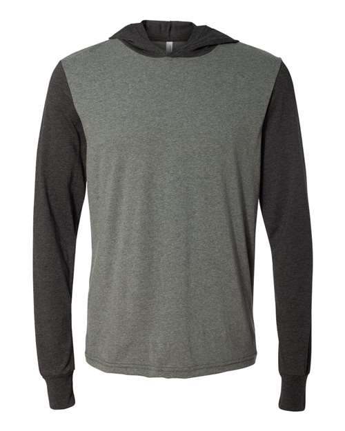 Unisex Jersey Hooded Long Sleeve Tee - Image 6