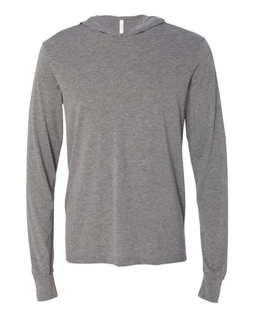 Unisex Jersey Hooded Long Sleeve Tee - Image 7