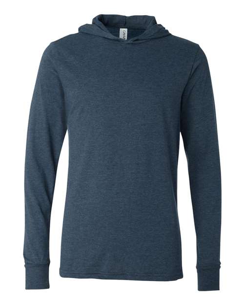 Unisex Jersey Hooded Long Sleeve Tee - Image 8