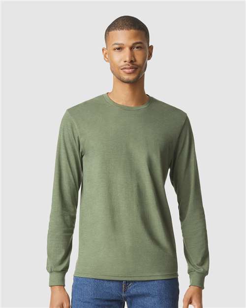 Unisex Softstyle® CVC Long Sleeve T-Shirt - Image 2