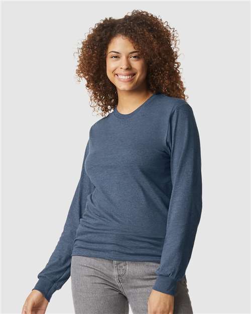 Unisex Softstyle® CVC Long Sleeve T-Shirt - Image 4