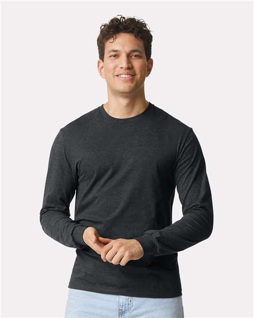 Unisex Softstyle® CVC Long Sleeve T-Shirt - Image 6