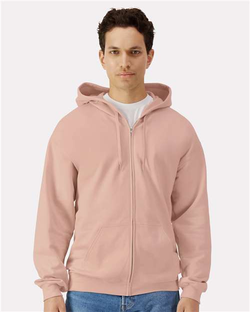 Unisex Softstyle® Full-Zip Hooded Sweatshirt - Image 4