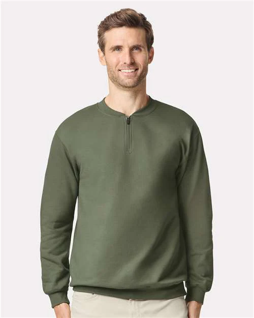 Unisex Softstyle® Midweight 1/4 Zip Sweatshirt - Image 5