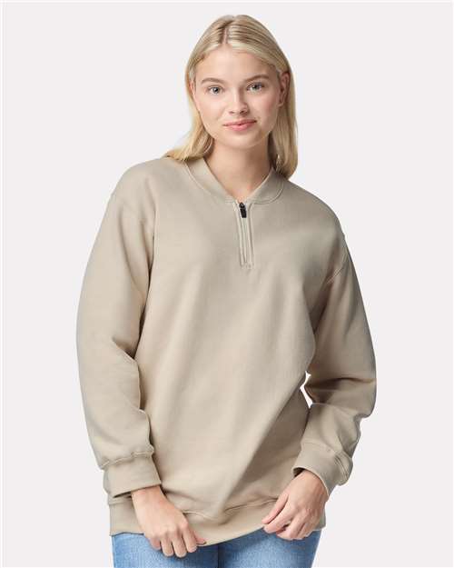 Unisex Softstyle® Midweight 1/4 Zip Sweatshirt - Image 9