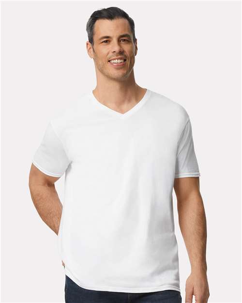 Unisex Softstyle® V-Neck T-Shirt - Image 11