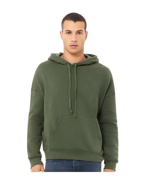 Unisex Sponge Fleece Drop Shoulder Hoodie Sweatshirt - Image 12