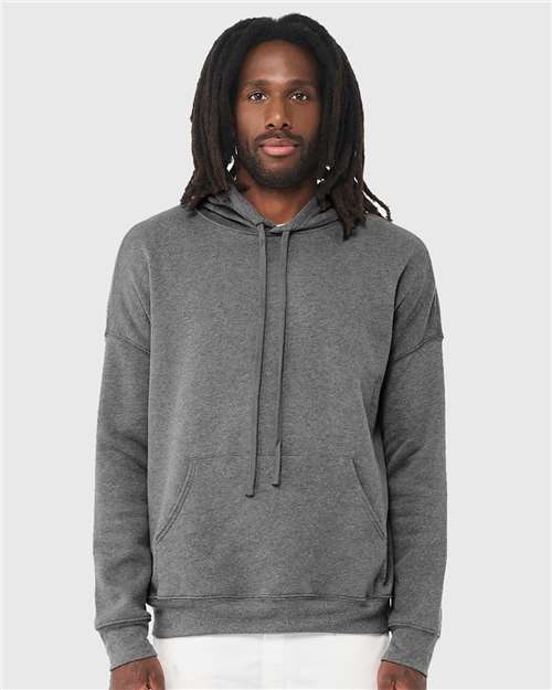Unisex Sponge Fleece Drop Shoulder Hoodie Sweatshirt - Image 8