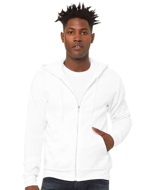 Unisex Sponge Fleece Full-Zip Hoodie Sweatshirt - Image 15