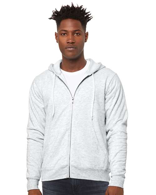 Unisex Sponge Fleece Full-Zip Hoodie Sweatshirt - Image 2