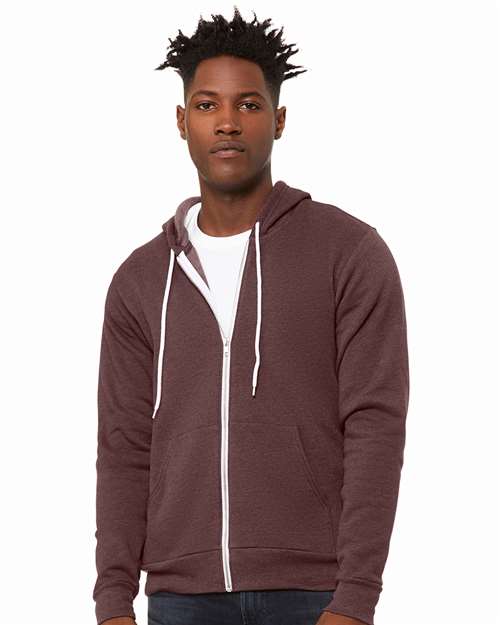 Unisex Sponge Fleece Full-Zip Hoodie Sweatshirt - Image 22