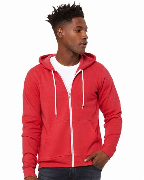 Unisex Sponge Fleece Full-Zip Hoodie Sweatshirt - Image 26
