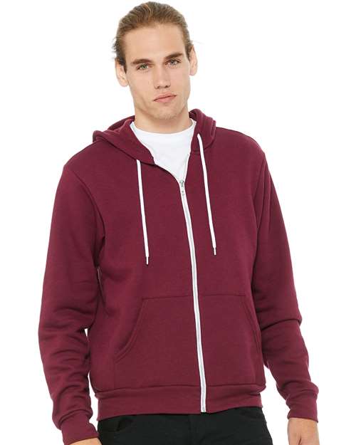 Unisex Sponge Fleece Full-Zip Hoodie Sweatshirt - Image 33