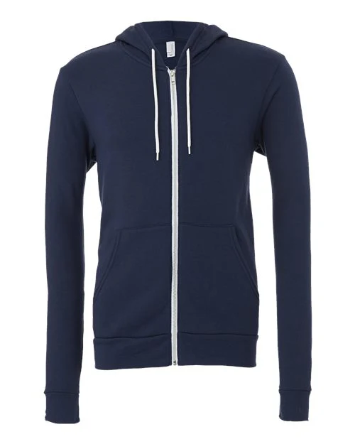 Unisex Sponge Fleece Full-Zip Hoodie Sweatshirt - Image 36