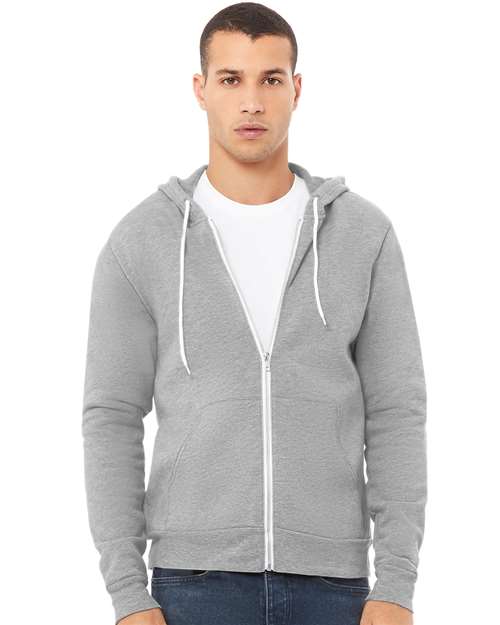 Unisex Sponge Fleece Full-Zip Hoodie Sweatshirt - Image 4
