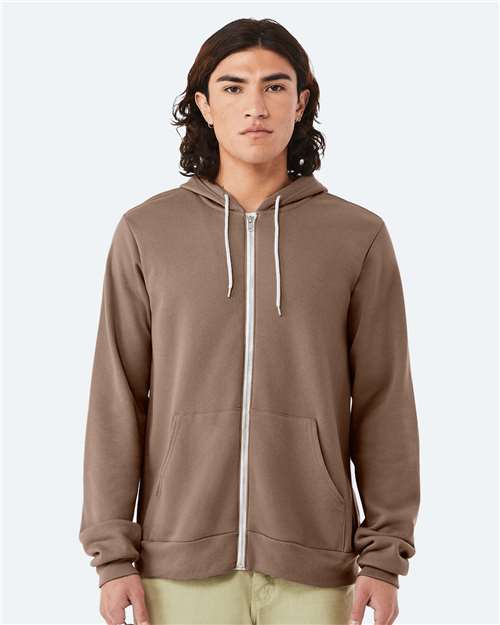 Unisex Sponge Fleece Full-Zip Hoodie Sweatshirt - Image 48
