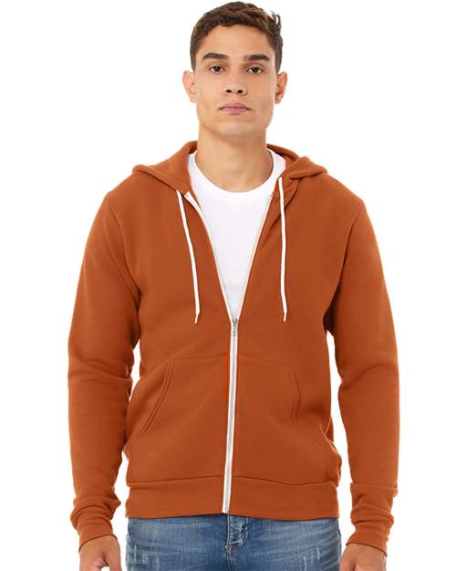 Unisex Sponge Fleece Full-Zip Hoodie Sweatshirt - Image 6