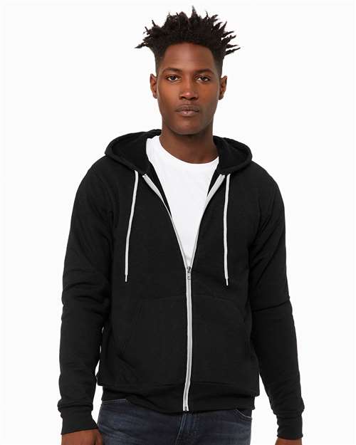 Unisex Sponge Fleece Full-Zip Hoodie Sweatshirt - Image 8
