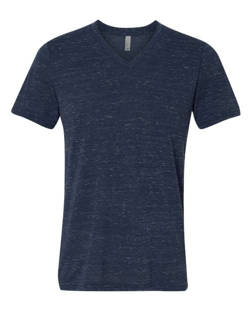 Unisex Textured Jersey V-Neck Tee - Image 10