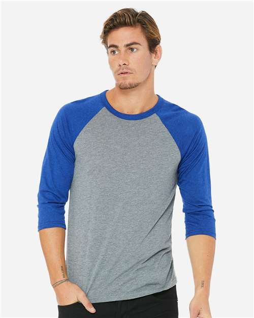 Unisex Three-Quarter Sleeve Baseball Tee - Image 14