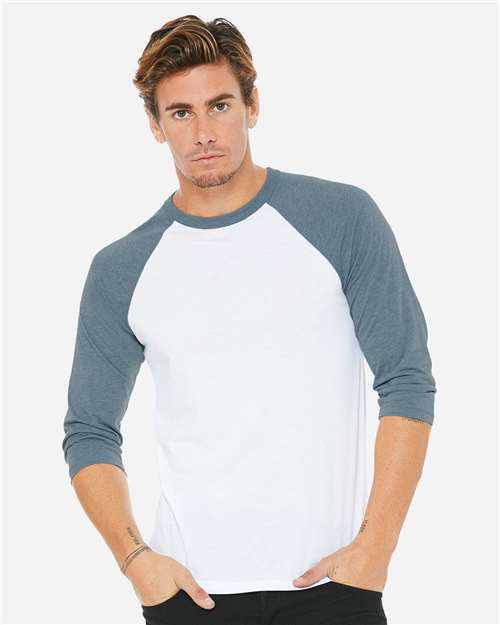 Unisex Three-Quarter Sleeve Baseball Tee - Image 21