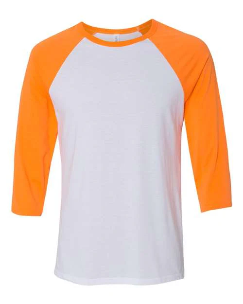 Unisex Three-Quarter Sleeve Baseball Tee - Image 28