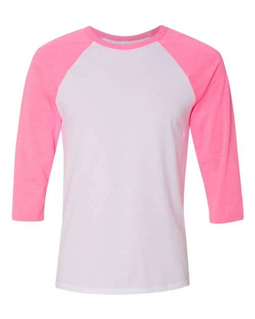 Unisex Three-Quarter Sleeve Baseball Tee - Image 29