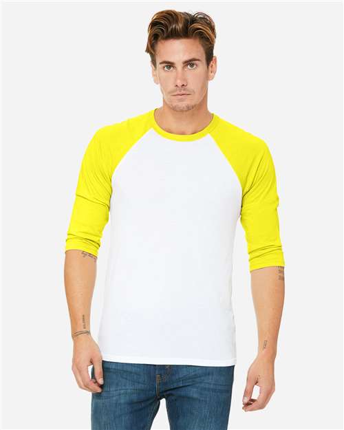 Unisex Three-Quarter Sleeve Baseball Tee - Image 30