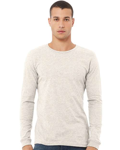Unisex Triblend Long Sleeve Tee - Image 13