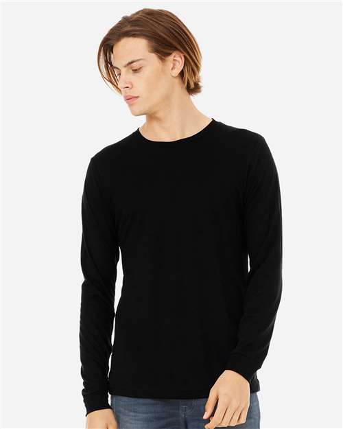 Unisex Triblend Long Sleeve Tee - Image 16
