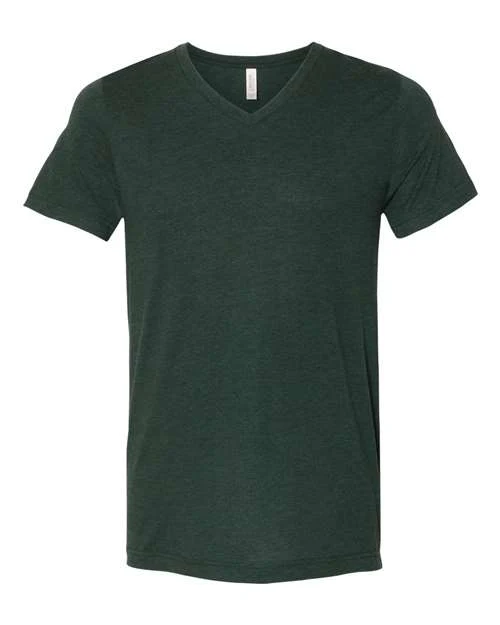 Unisex Triblend V-Neck Tee - Image 12