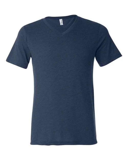Unisex Triblend V-Neck Tee - Image 17