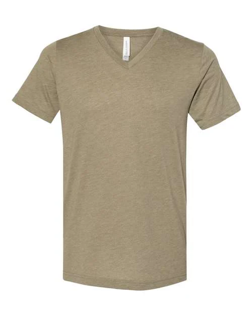 Unisex Triblend V-Neck Tee - Image 19