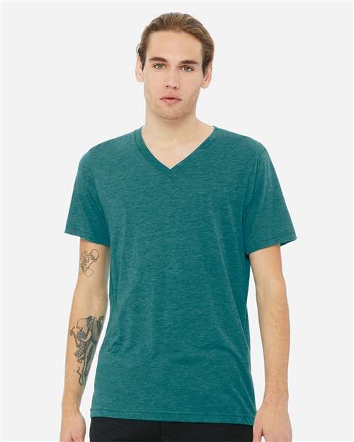 Unisex Triblend V-Neck Tee - Image 27