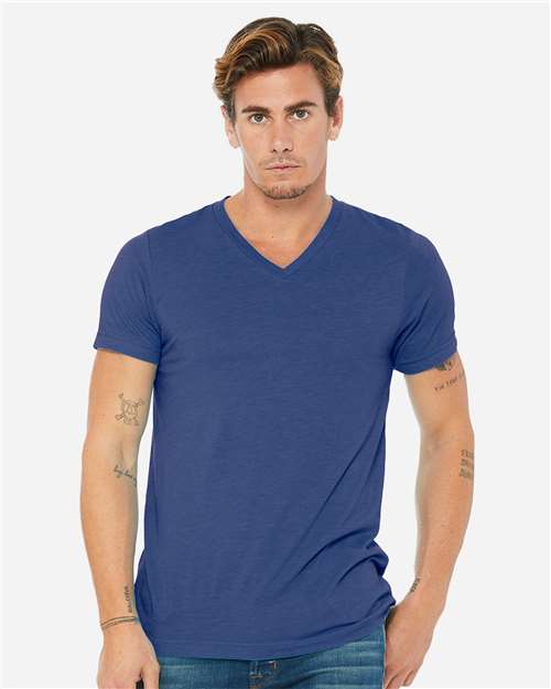 Unisex Triblend V-Neck Tee - Image 28