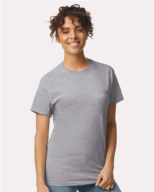 Unisex Ultra Cotton® Pocket T-Shirt - Image 15