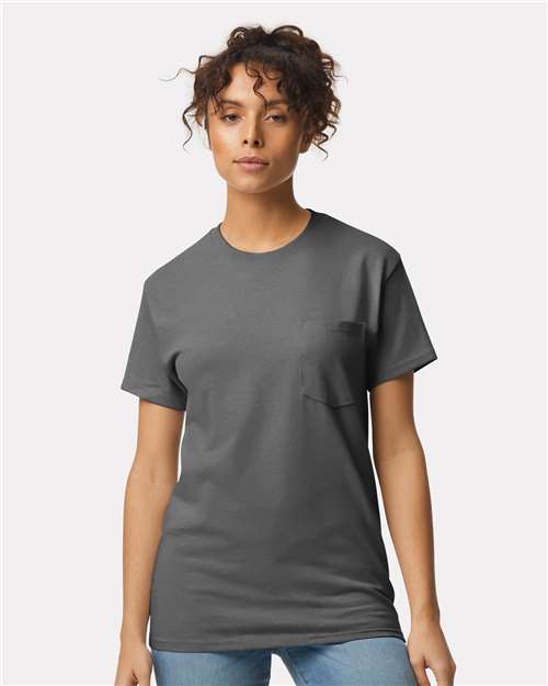 Unisex Ultra Cotton® Pocket T-Shirt - Image 4