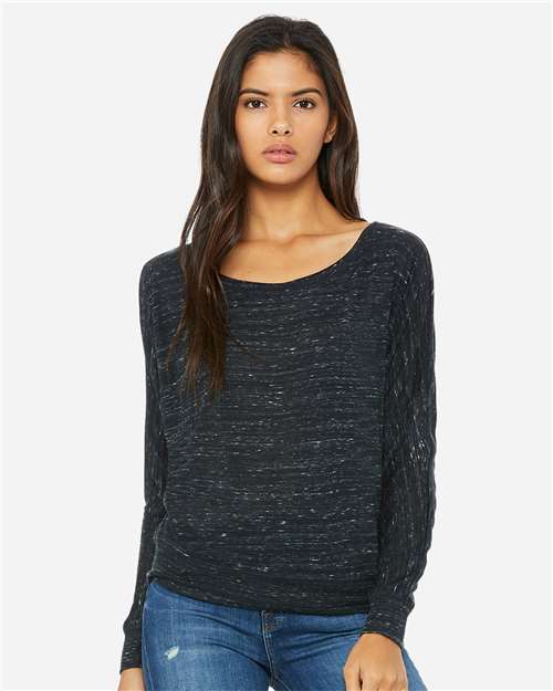 Women’s Flowy Off Shoulder Long Sleeve Tee - Image 2